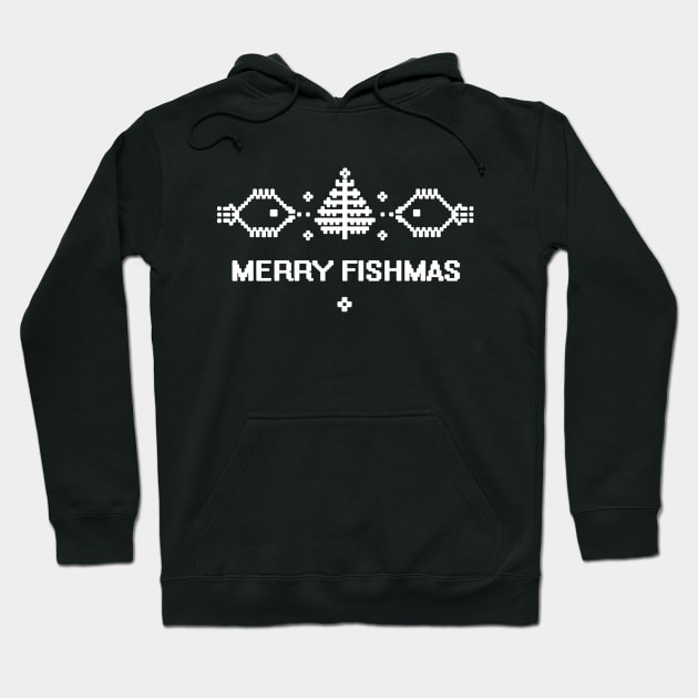 merry fishmas Hoodie by crackdesign